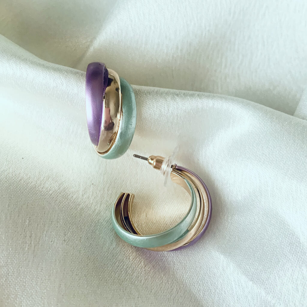 Enchanted Arc Loop Earring