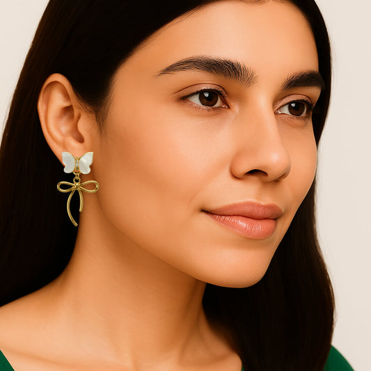 Flutter Bow butterfly Earrings