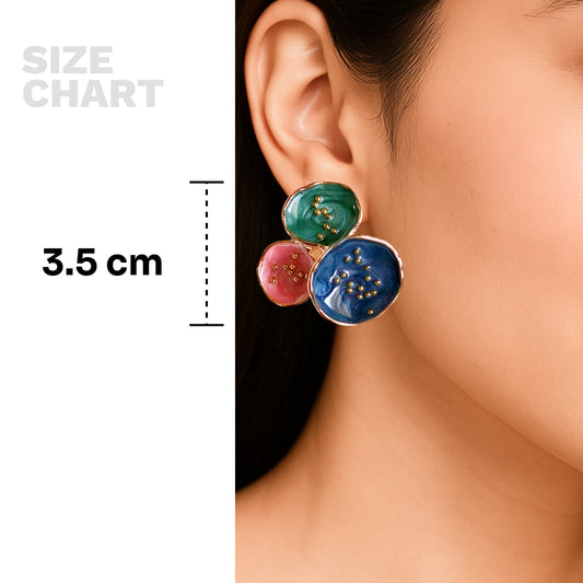 Forest Bloom Studs Earrings