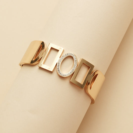 Geometric Dazzle Minimalist Bracelet