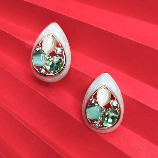 Mistdrop Gem Studs Earrings
