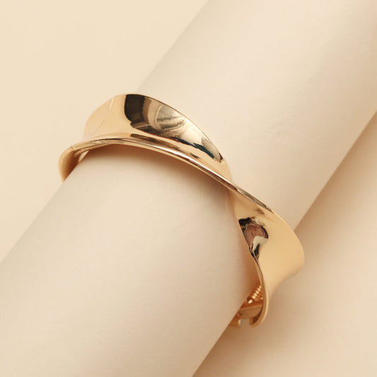 Ocean Current Wave Bangle Bracelet