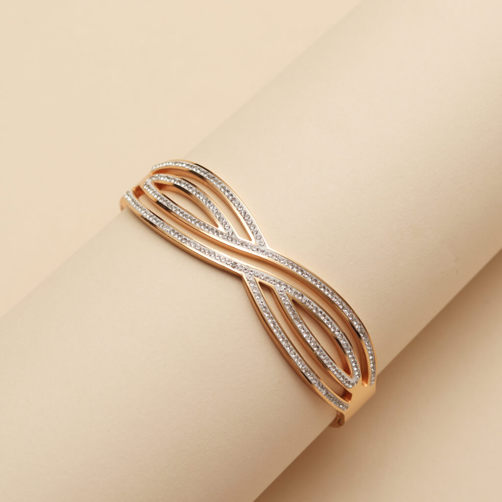Ocean Swirl Diamond Bracelet