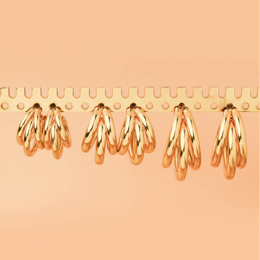 Radiant Loops Earrings Combo – Set of 3 Sizes