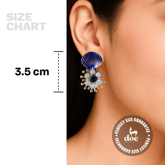 Sea Spark Studs Earrings