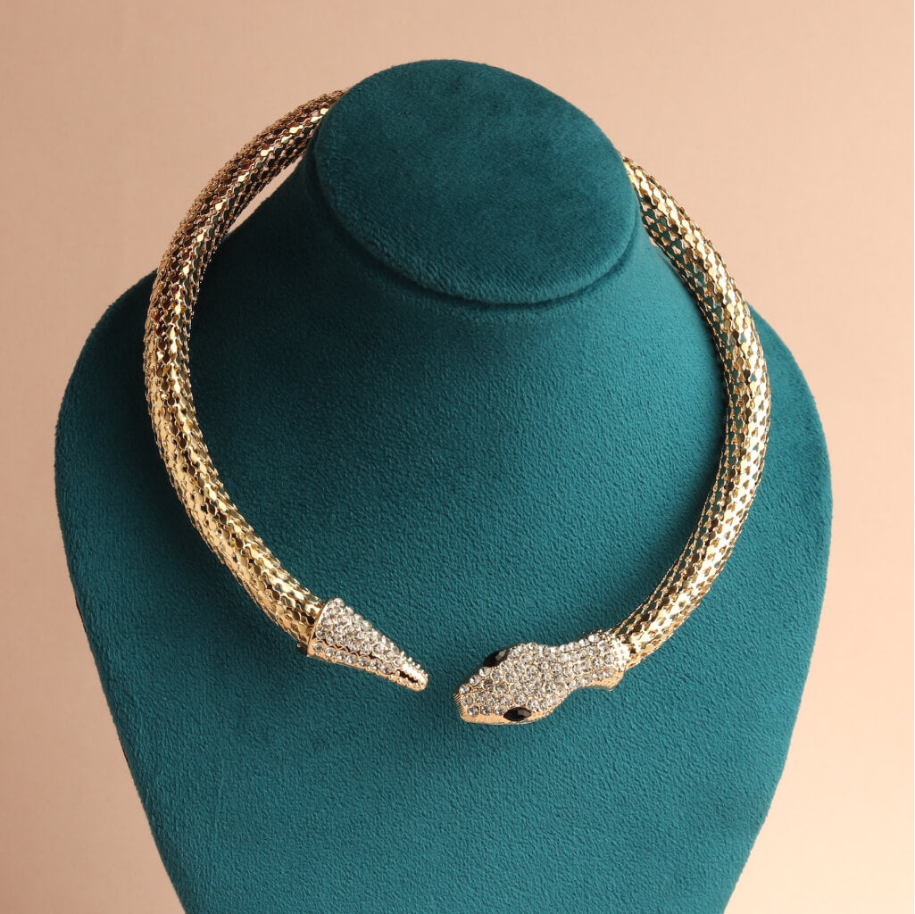 Serpent Head Choker Necklace