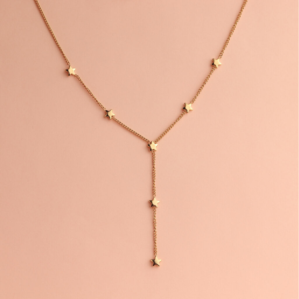 Star Drop Y Necklace