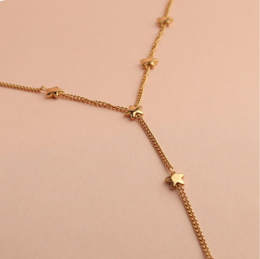 Star Drop Y Necklace