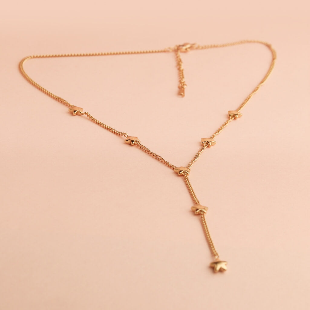 Star Drop Y Necklace