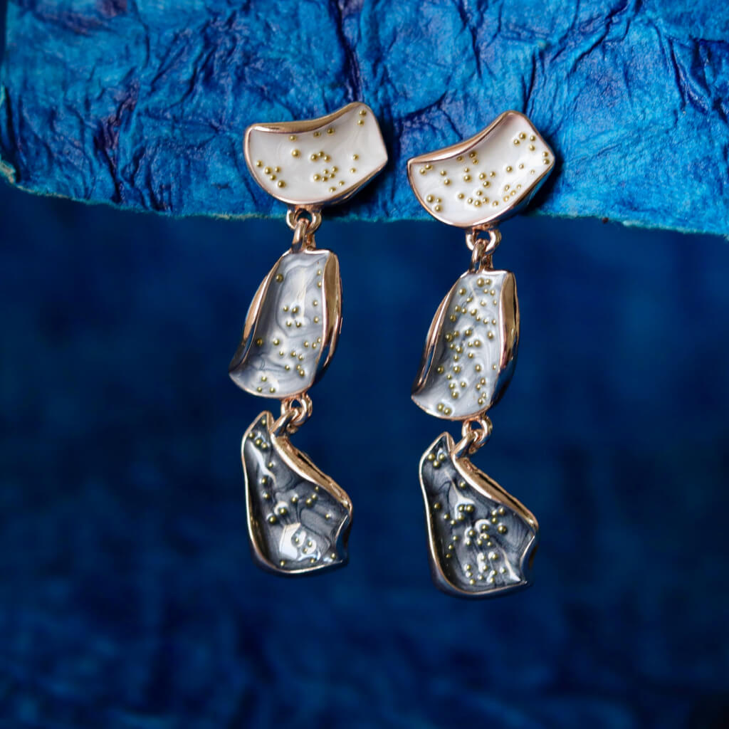 Stardust Bloom Hanging Earring