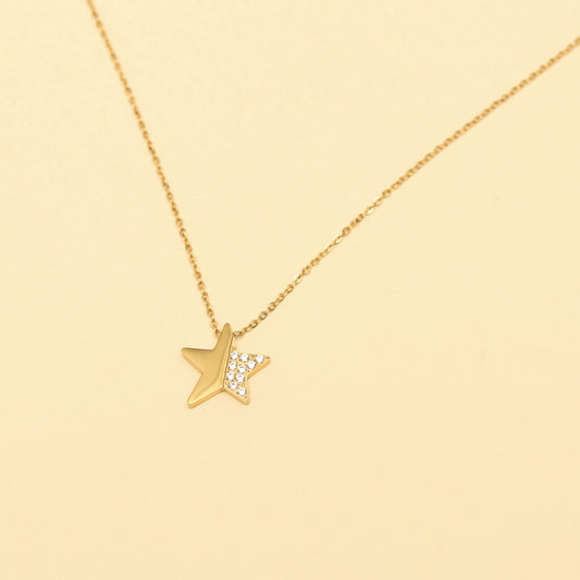 Starlight Gold Celestial Necklace