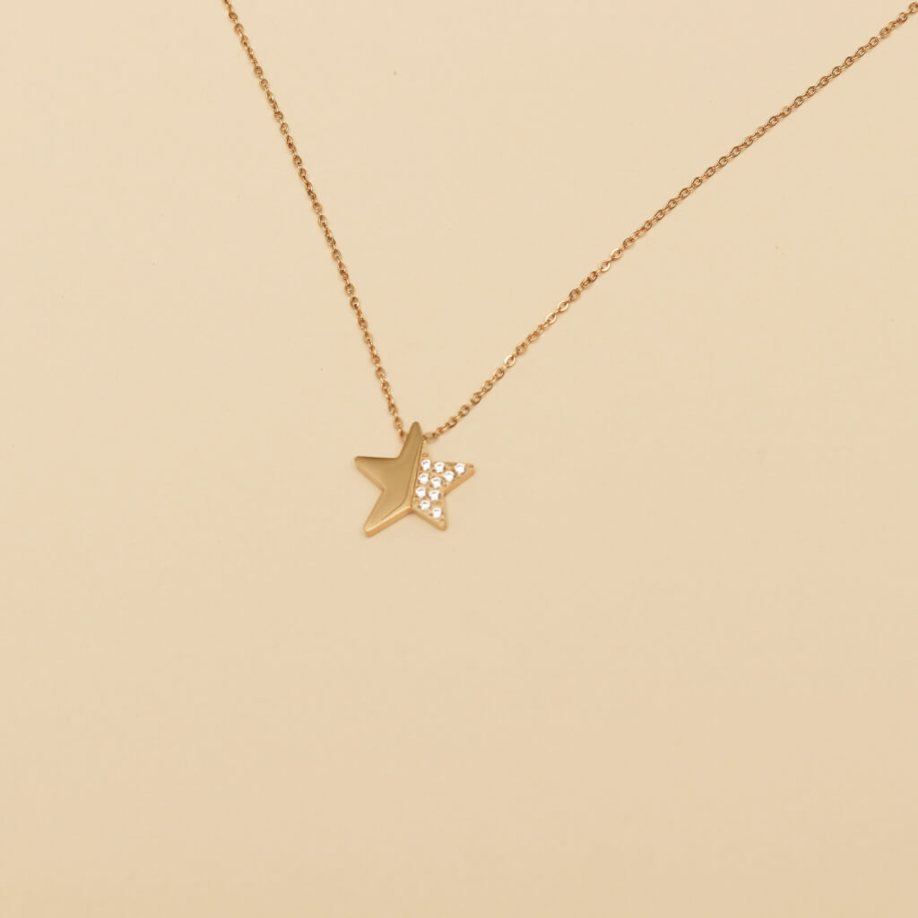 Starlight Gold Celestial Necklace