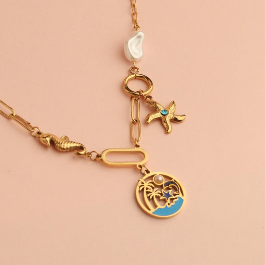 Tropical Charm Chain Necklace