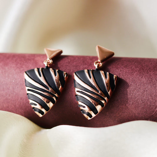 Zebra Luxe Dangle Earrings