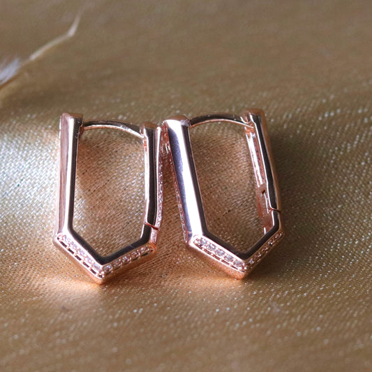 Amber Ayaka Barline Studs Earrings