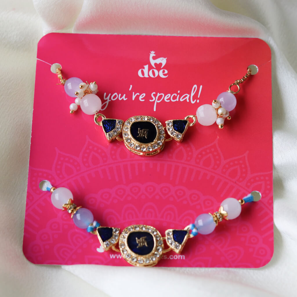 Divine Duo – Bhaiya Bhabhi Rakhi Set