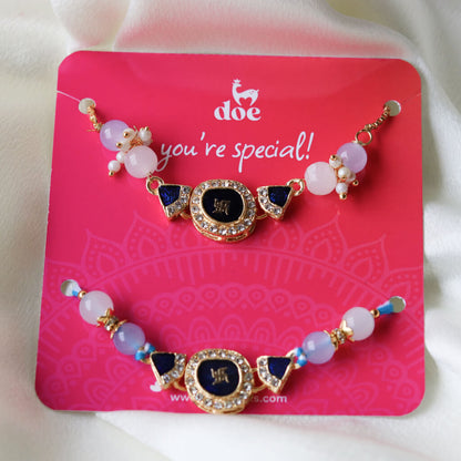 Divine Duo – Bhaiya Bhabhi Rakhi Set