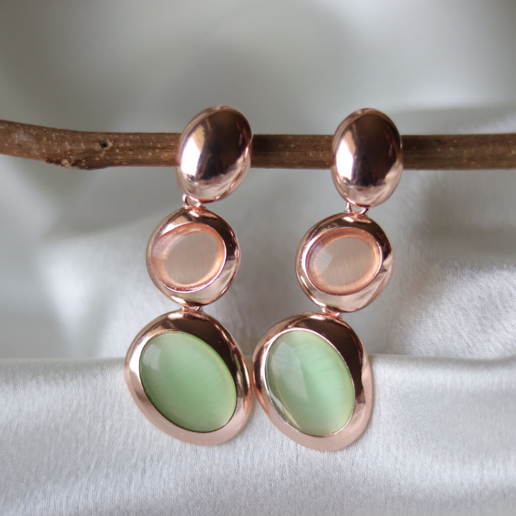 Fawn Glow Teardrop Earrings