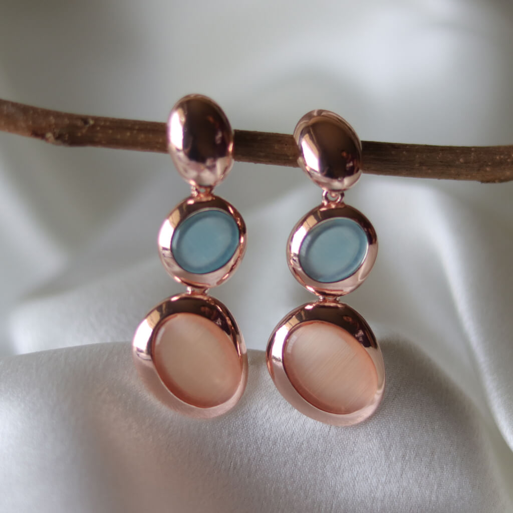 Fawn Glow Teardrop Earrings