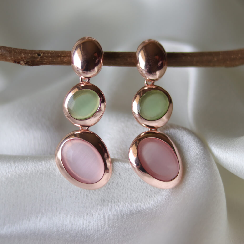 Fawn Glow Teardrop Earrings