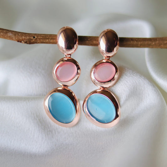 Fawn Glow Teardrop Earrings