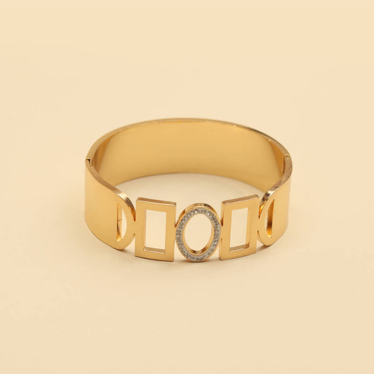 Geometric Dazzle Minimalist Bracelet