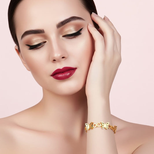 Gold Butterfly Bracelet