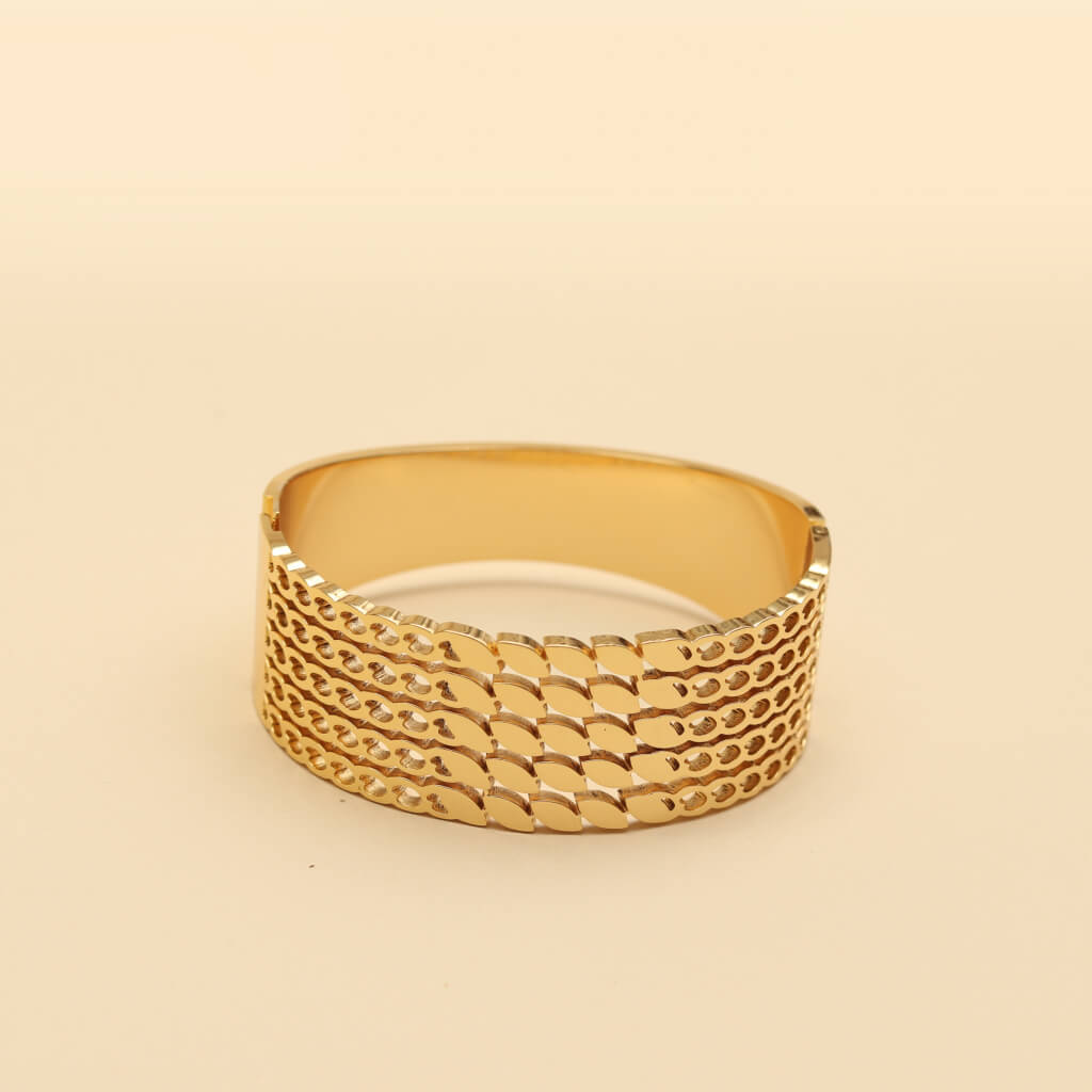 Gold Regal Weave Bracelet