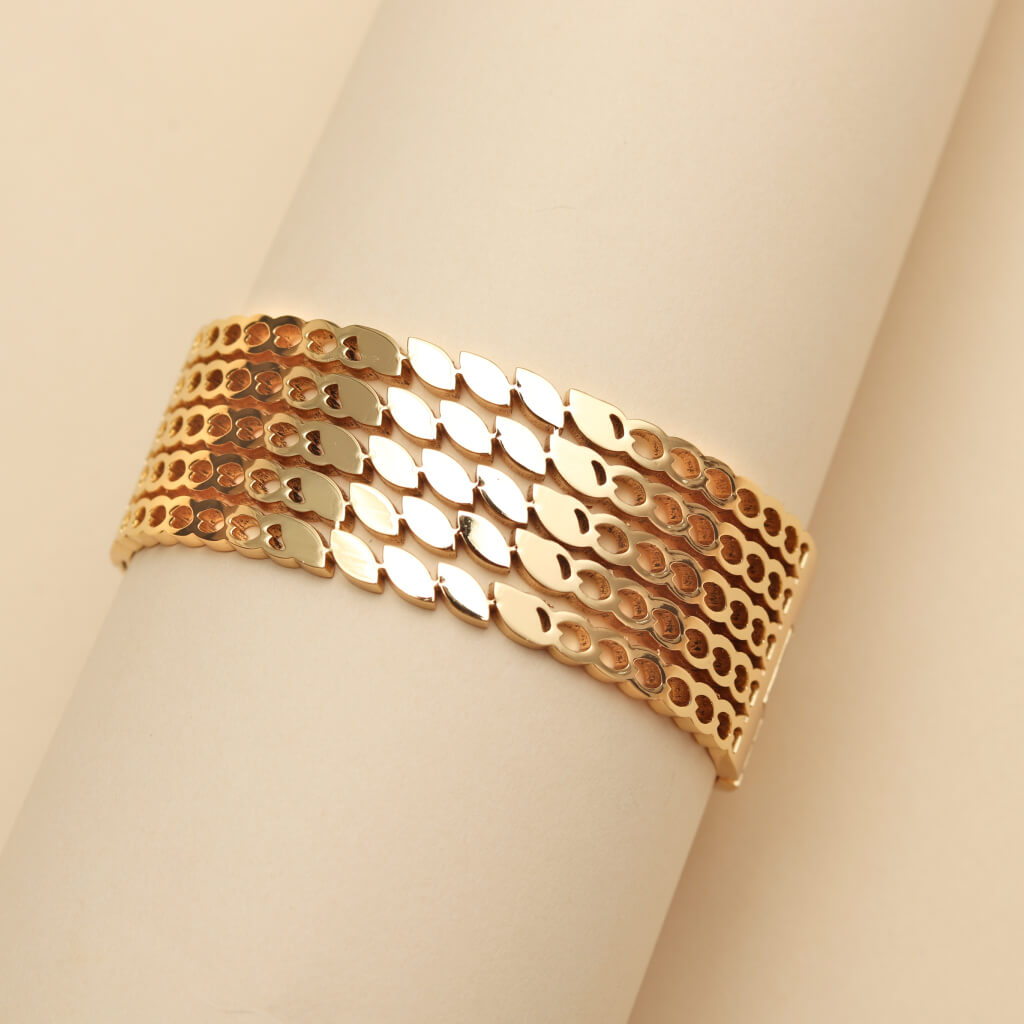 Gold Regal Weave Bracelet