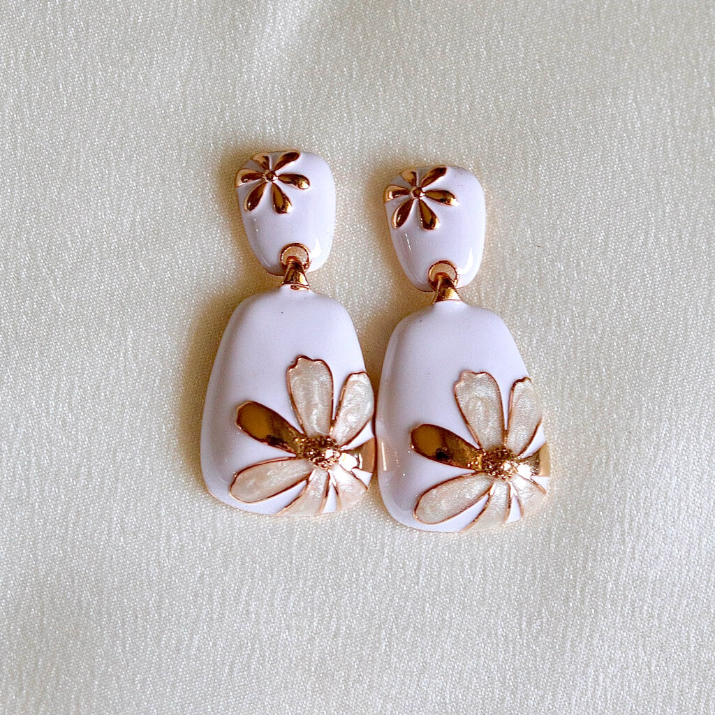 Jungle Bloom Drop Earrings
