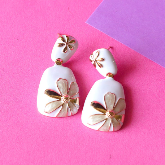 Jungle Bloom Drop Earrings