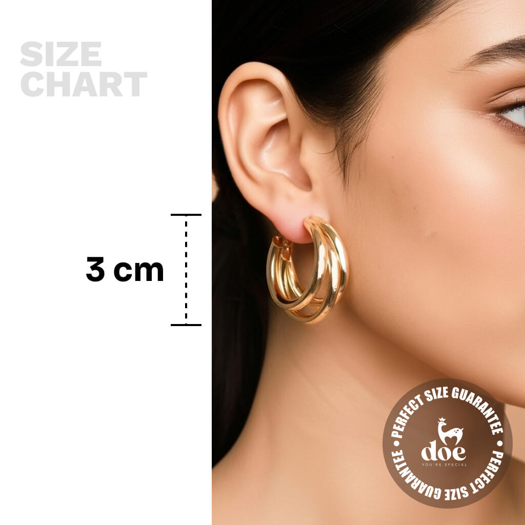 Radiant Loops Earrings (Large)