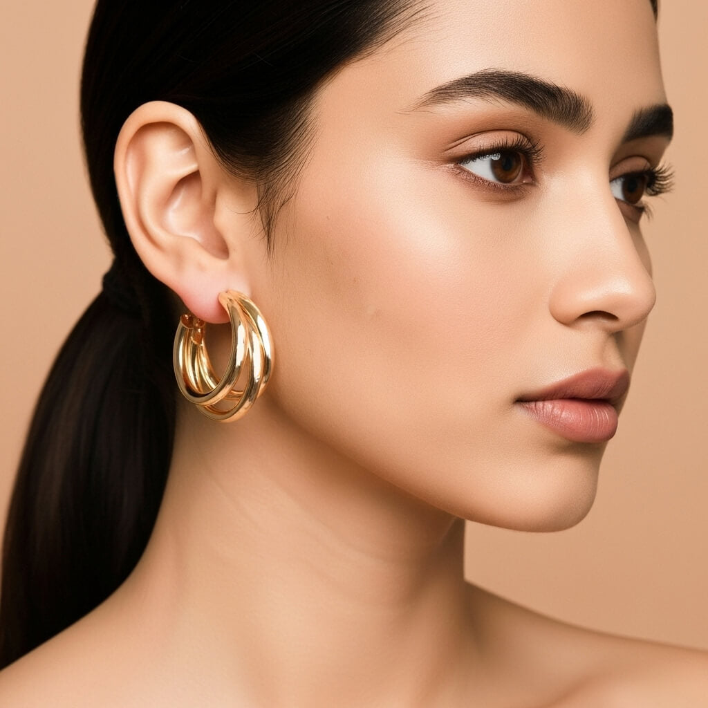 Radiant Loops Earrings (Large)