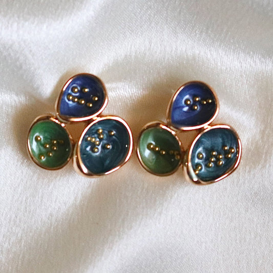 Leaf Lagoon Studs