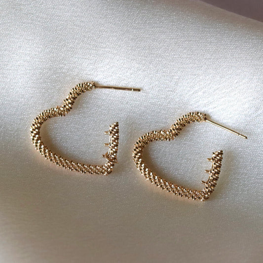 Luna Heart Earrings