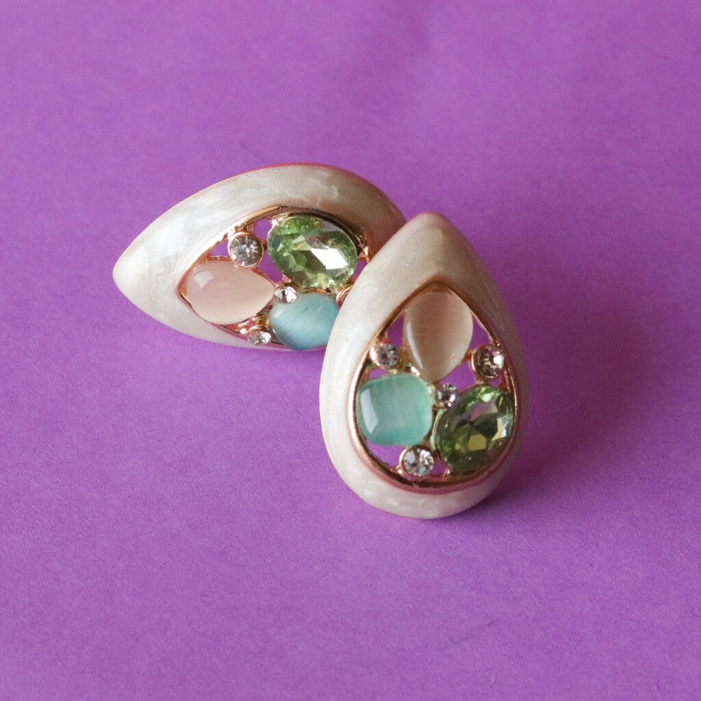 Mistdrop Gem Studs Earrings