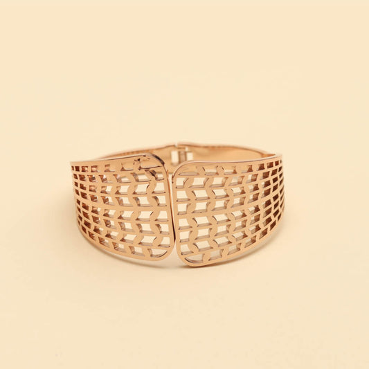 Moroccan Filigree Rose Gold Bracelet