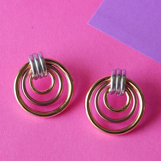 Orbit Trois Luxe Studs Earrings