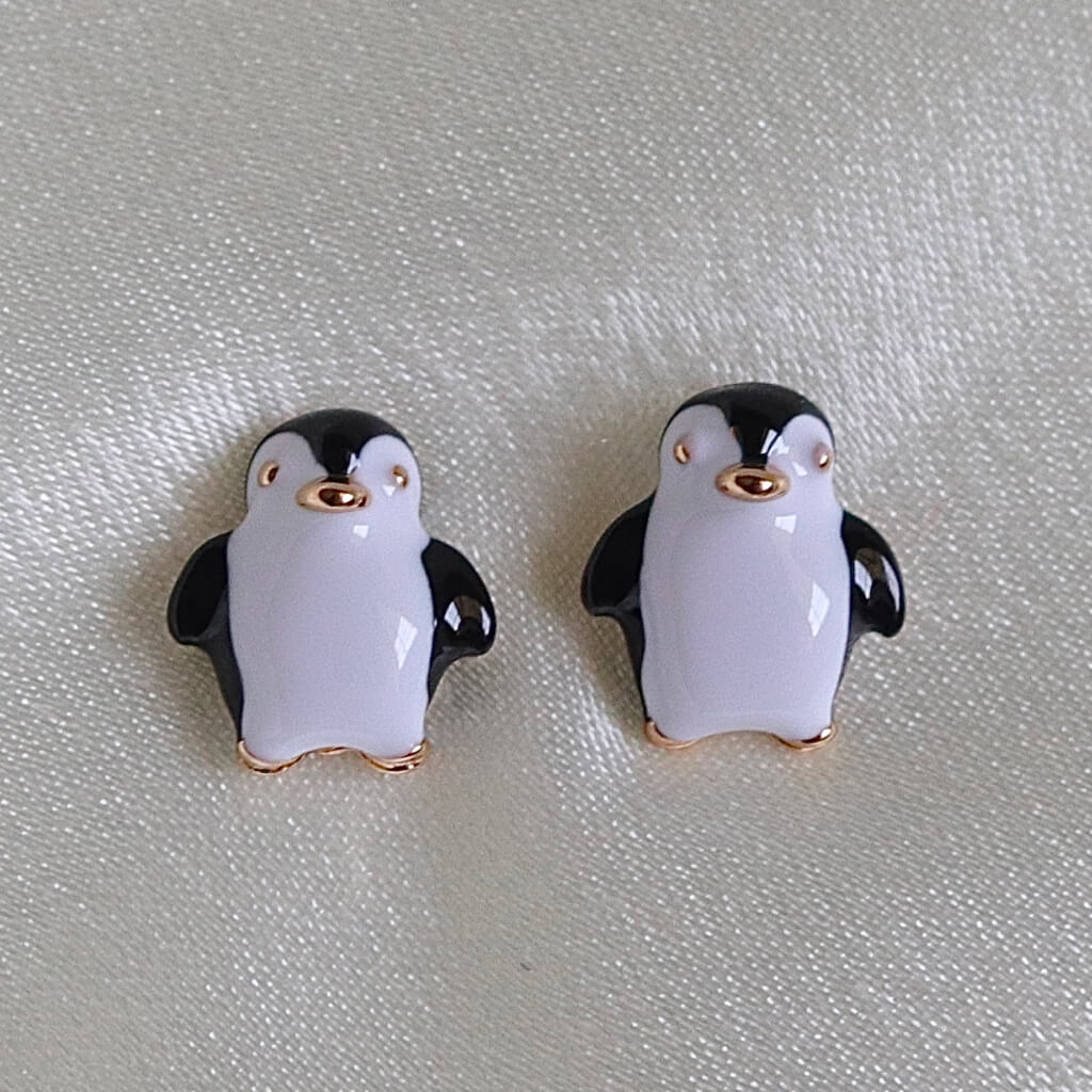 Poppy Penguin Stud Earrings