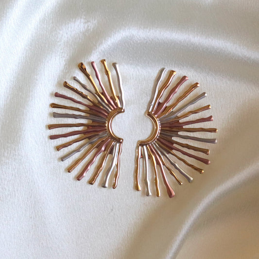 Radiant Horizon Statement Earrings