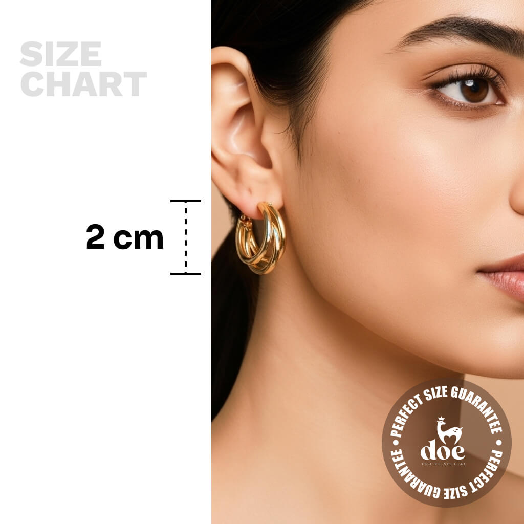 Radiant Loops Earrings (Small)