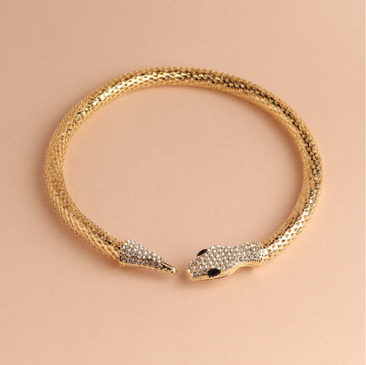 Serpent Head Choker Necklace
