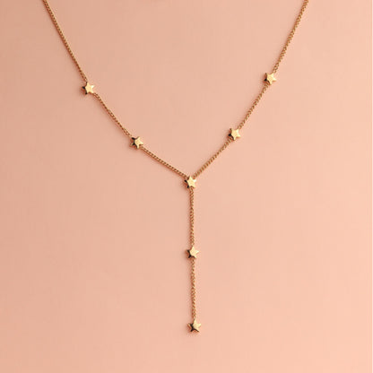 Star Drop Y Necklace