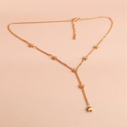 Star Drop Y Necklace