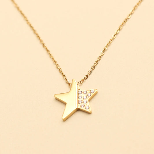 Starlight Gold Celestial Necklace