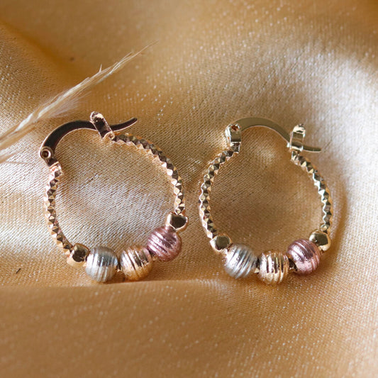 Trio Bloom Hoops Earrings