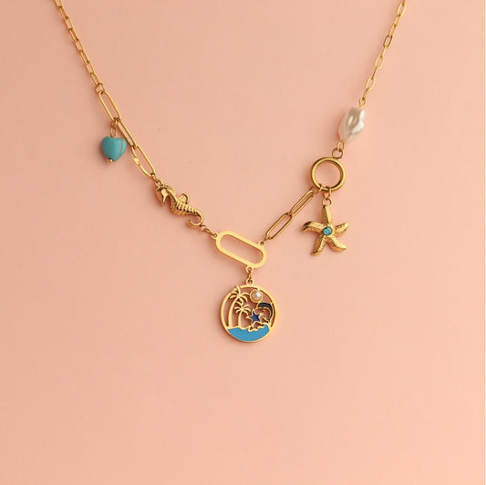 Tropical Charm Chain Necklace